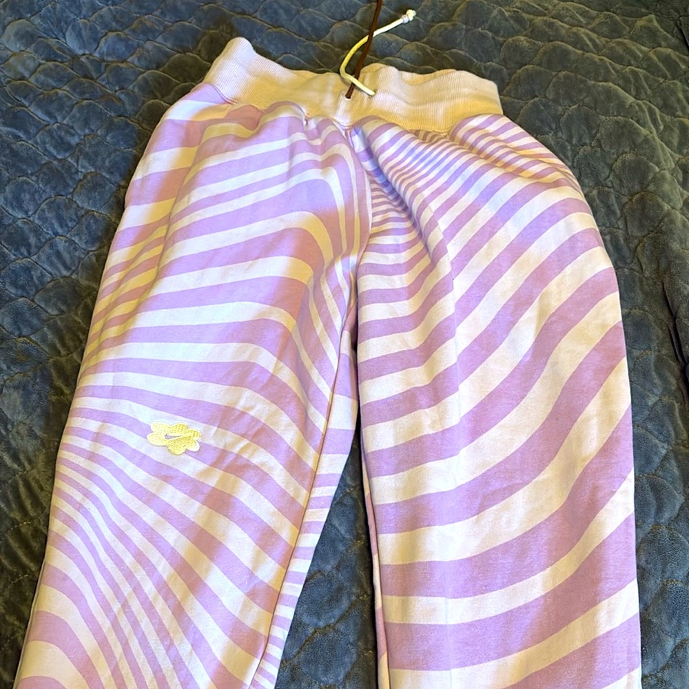Nike Purple & White Jogger Pants